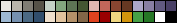 The basic GNOME 32-color palette